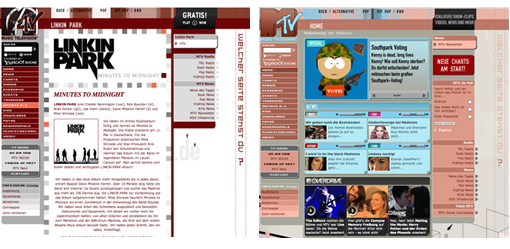 mtv pages